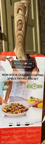 Set de 3 poêles neuves, Maison & Meubles, Neuf, Aluminium, Enlèvement, Poêle à frire ou Sauteuse