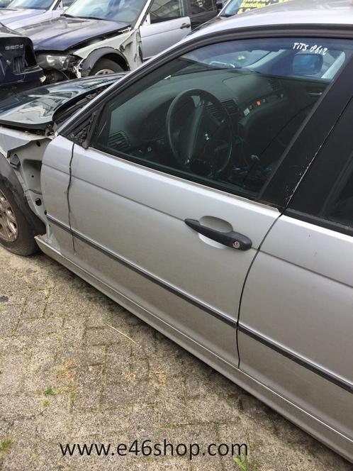 Bmw e46 sedan en touring linker voor deur Titansilber, Auto-onderdelen, Carrosserie, Deur, BMW, Voor, Links, Gebruikt, Ophalen of Verzenden
