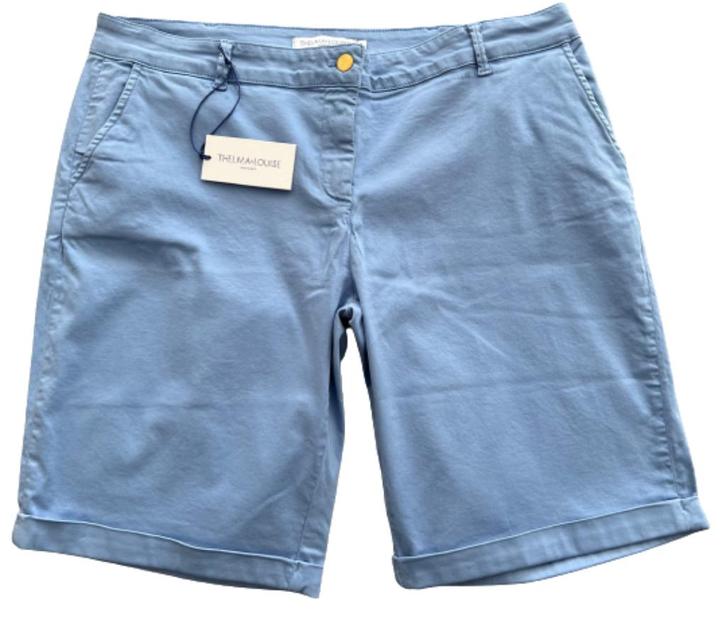 THELMA & LOUISE short - 48 - Nieuw, Kleding | Dames, Broeken en Pantalons, Nieuw, Maat 46/48 (XL) of groter, Blauw, Driekwart