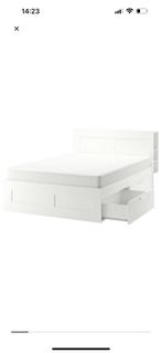 2 persoons bed 160cm x 200cm, Huis en Inrichting, Slaapkamer | Bedden, Ophalen, Zo goed als nieuw