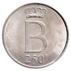 250 Frank 1976 FR - 25 jaar Koning Boudewijn  zilver, Postzegels en Munten, Zilver, Ophalen of Verzenden, Zilver, Losse munt