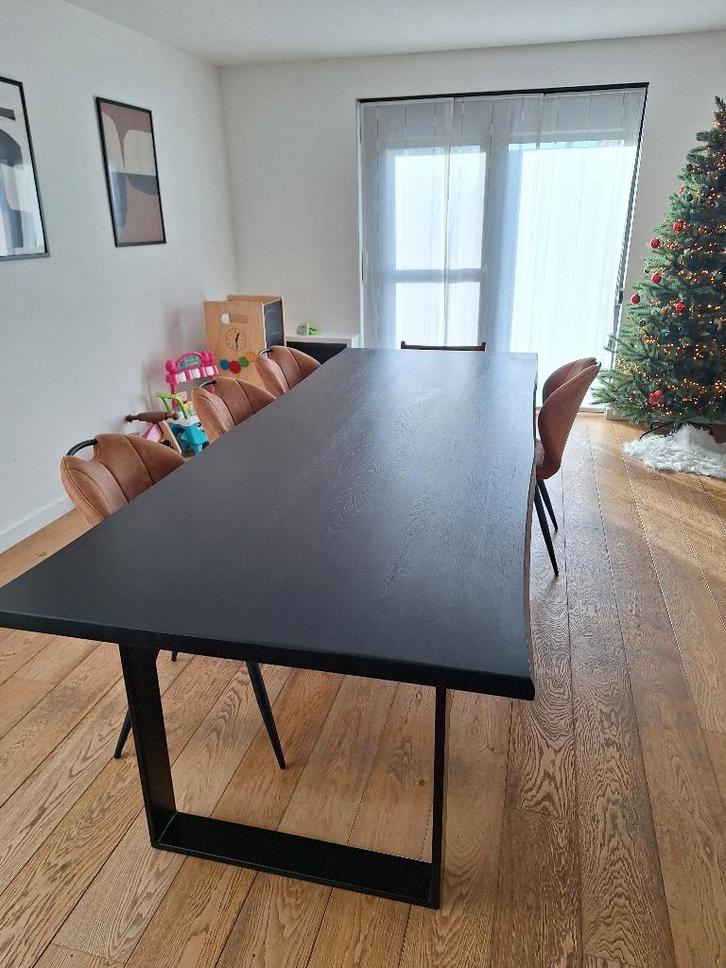 Eettafel William Winston (Matte Black), Huis en Inrichting, Tafels | Eettafels, Zo goed als nieuw, 50 tot 100 cm, 200 cm of meer