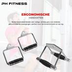 PH Fitness Multi Grip Set RVS – 6 Antislip Lat Pulley Grips, Ophalen of Verzenden, Nieuw, Rug, Overige typen