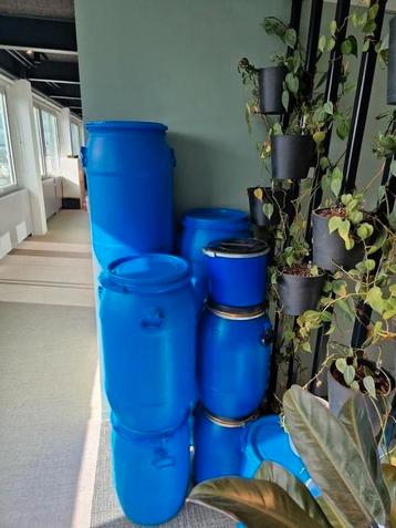 Barils de pluie 65L à vendre, Moins de 75 litres, Enlèvement, Comme neuf, Synthétique
