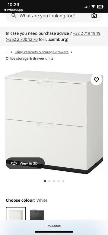 IKEA galant lade lok met hangmappenhouder beschikbaar voor biedingen