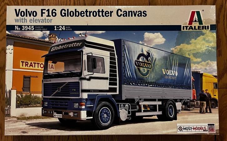 Volvo F16 Globetrotter Canvas, Hobby en Vrije tijd, Modelbouw | Auto's en Voertuigen, Zo goed als nieuw, Truck, Groter dan 1:32