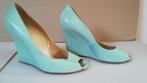 707A* SPAZIO MODA sexy groene leren pumps (40), Pumps, Overige kleuren, Gedragen, SPAZIO MODA