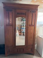 Antieke kast met spiegel, Antiek en Kunst, Antiek | Meubels | Kasten, Ophalen