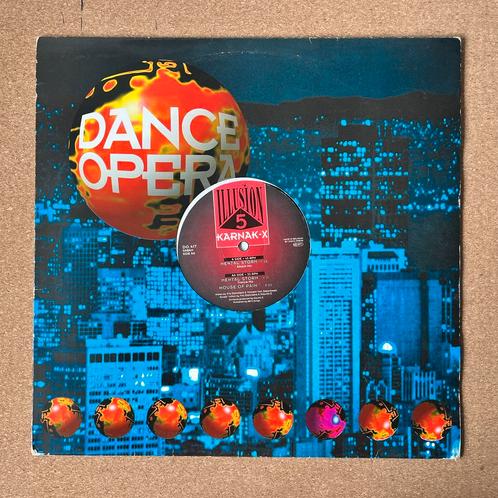 Illusion 5 By Karnak-X – Mental Storm (1994, Dance Opera), Cd's en Dvd's, Vinyl | Dance en House, Gebruikt, Techno of Trance, 12 inch