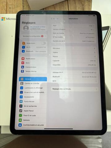 Ipad pro 11 pouces beschikbaar voor biedingen