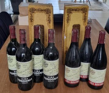 7 flessen Tondonia-2003 en Bosconia-2004 beschikbaar voor biedingen