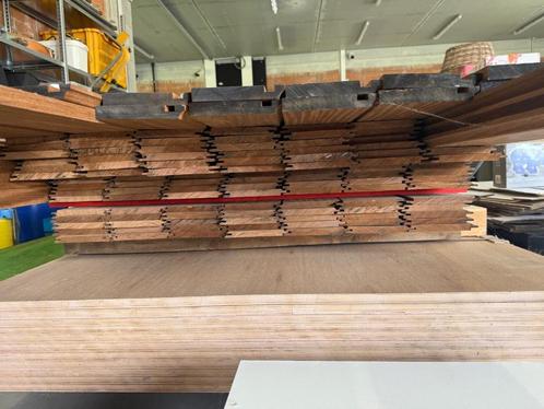 100% harthout 18 mm Multiplex _ 11 platen, Doe-het-zelf en Bouw, Hout en Planken, Nieuw, Plank, Overige houtsoorten, 200 tot 250 cm