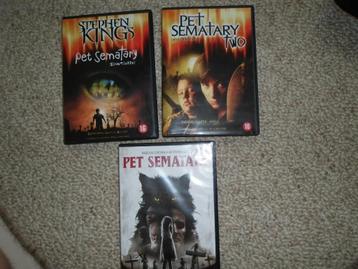 DVD'S Pet Sematary beschikbaar voor biedingen