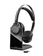 Plantronics Voyager Focus UC B825 draadloze headset, Microphone repliable, Enlèvement ou Envoi, Plantronics, On-ear