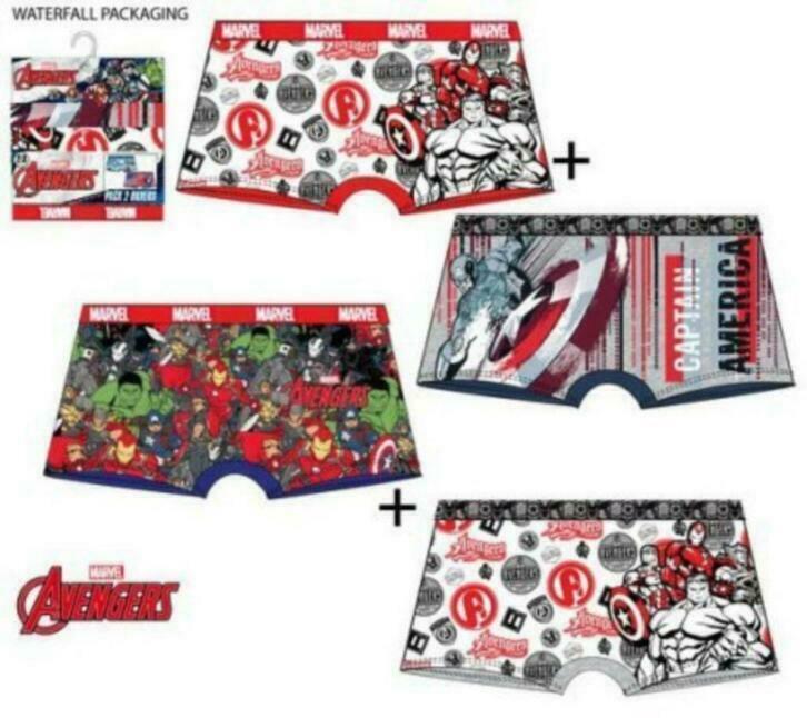Avengers Boxershort (set van 2) - Maat 92/98-104/110-116/128, Enfants & Bébés, Vêtements enfant | Taille 116, Neuf, Garçon, Vêtements de nuit ou Sous-vêtements