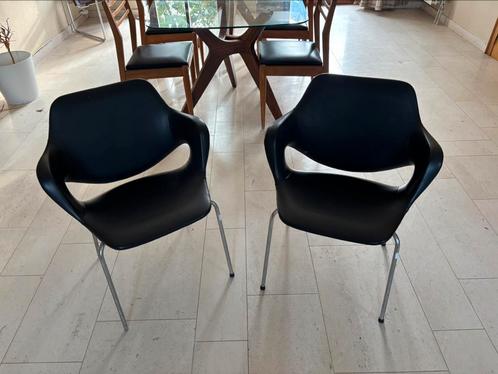 Paire chaises / fauteuils vintages en Skaï, Huis en Inrichting, Stoelen, Ophalen