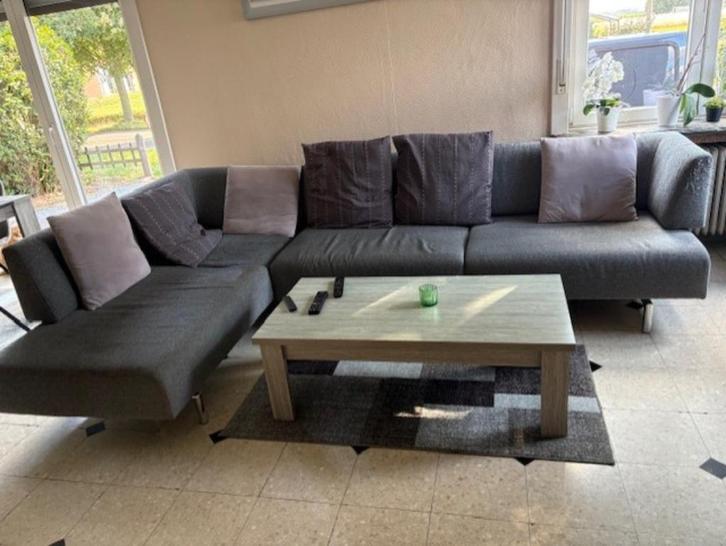 gratis zetel nog stevig met gebruikssporen, Huis en Inrichting, Zetels | Zetels, Gebruikt, Hoekbank, Vierpersoons of meer, 250 tot 300 cm