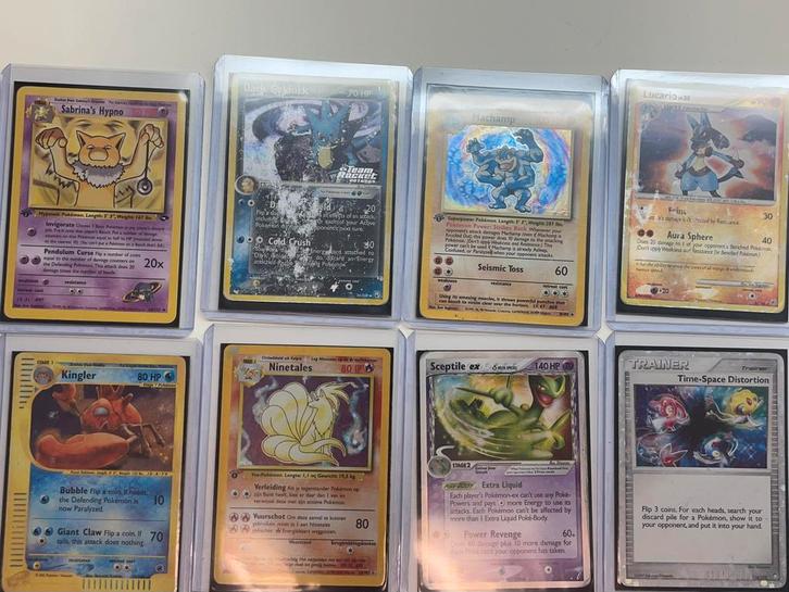 Oude pokemon kaarten. liefst te ruil kan te koop, Hobby en Vrije tijd, Verzamelkaartspellen | Pokémon, Gebruikt, Ophalen of Verzenden