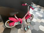 Vélo enfant roues 14 pouces + petites roues, Comme neuf