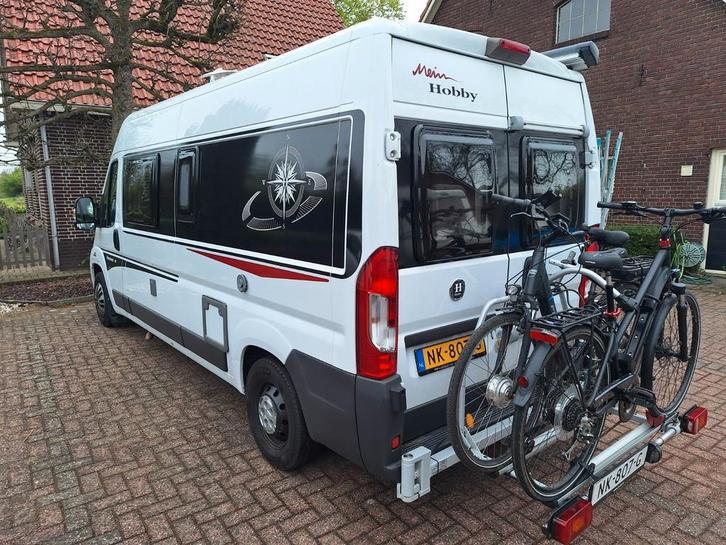 Fiat ducato 2016, 131. pk Hobby 600 opbouw, Caravans en Kamperen, Mobilhomes, Particulier, Ophalen