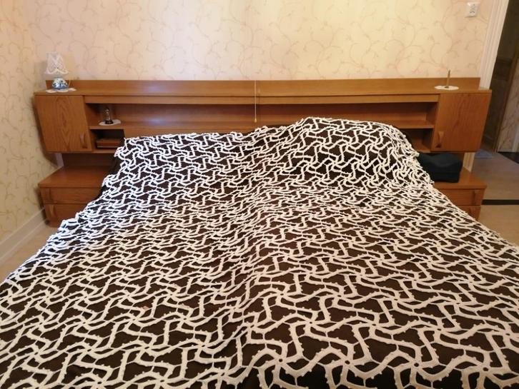 2 persoonslaapkamer te koop, Huis en Inrichting, Slaapkamer | Complete slaapkamers, Gebruikt, Tweepersoons, Ophalen