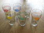 6 Oude Retro Limonade Glazen Val , Antiek en Kunst, Antiek | Overige Antiek, Ophalen