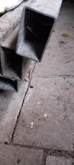 Gegalvaniseerde koker 4m lang 100x60x3mm, Enlèvement, Utilisé, 250 mm ou plus