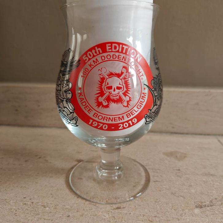 Duvelglas Dodentocht 2019, Verzamelen, Biermerken, Zo goed als nieuw, Duvel, Ophalen of Verzenden