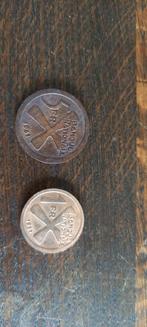 5 fr en 1fr katanga 1961 zeer mooie munten, Ophalen of Verzenden
