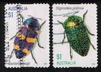 Timbres d'Australie - K 3292 - scarabées, Timbres & Monnaies, Timbres | Océanie, Affranchi, Enlèvement ou Envoi