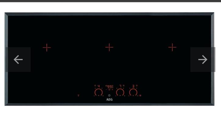 AEG KOOKPLAAT INDUCTIE 91 CM HK973500FB, Elektronische apparatuur, Kookplaten, Nieuw, Inbouw, Inductie, 3 kookzones of minder