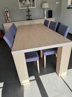 Eetkamer - barkast - salontafel, Huis en Inrichting, Ophalen, Gebruikt, 6 tot 8 stoelen
