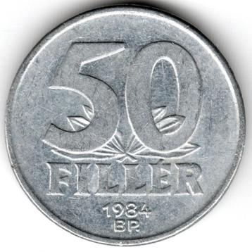 Hongrie : 50 Filler 1984 KM #574 Ref 16188, Enlèvement ou Envoi, Hongrie, Monnaie en vrac