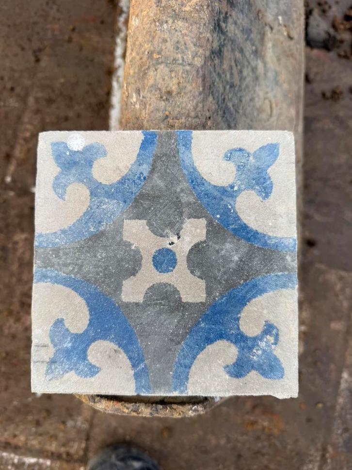 Carreaus décoratifs style ciment, Antiquités & Art, Antiquités | Assiettes décoratives & Carrelages, Enlèvement