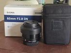 Sigma 60mm f/2.8 DN Art – Micro 4/3 – Comme neuf, TV, Hi-fi & Vidéo, Enlèvement, Comme neuf, Lentille standard