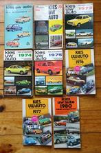 8x Kies uw Auto auto pocket jaarboek 1967 / 1980, Ophalen of Verzenden, Gelezen, Algemeen