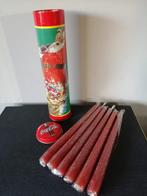Coca Cola kerst blikken doos met 6 originele kaarsen, Verzamelen, Blikken, Ophalen