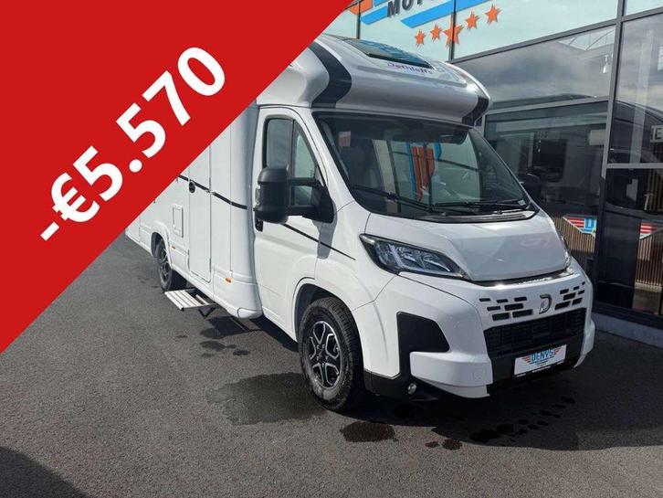 DETHLEFFS TREND T 6817 EB Direct leverbaar, Caravans en Kamperen, Mobilhomes, Bedrijf, tot en met 2, Half-integraal, Dethleffs