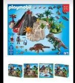 Vulkaan met dino's Playmobil, Complete set, Zo goed als nieuw, Ophalen