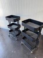 Rolwagentje IKEA, Gebruikt, Metaal of Aluminium, 55 tot 75 cm, Rechthoekig