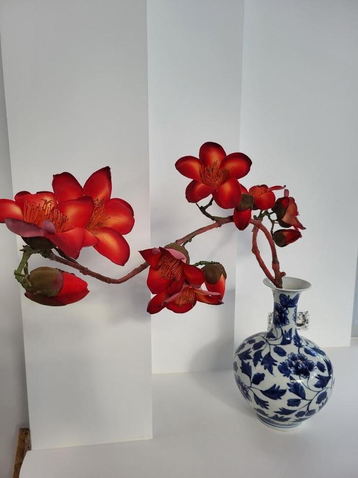 Chinese vaas met Delf-achtige motieven, Antiek en Kunst, Antiek | Vazen, Ophalen