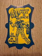 Autocollant ancien Marche Police de Binche Gilles de Binche, Collections, Autocollants, Enlèvement ou Envoi, Comme neuf, Société ou Association