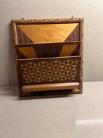 Oud brieven rekje vintage 27,5 x 25 cm groot, Antiek en Kunst, Verzenden