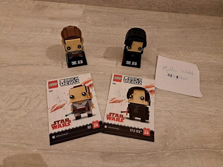 LEGO BrickHeadz Star Wars 41602 en 41603 - eenmaal gebouwd, Kinderen en Baby's, Speelgoed | Duplo en Lego, Zo goed als nieuw, Lego
