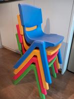 4 gekleurde kinderstoelen, Ophalen, Gebruikt