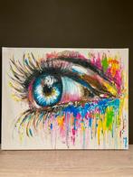 Origineel modern kleurrijk schilderij Mk Art, Antiek en Kunst, Kunst | Schilderijen | Modern, Ophalen of Verzenden