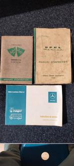 lot 3 notices d'entretien Ford, Mercedes, Opel, Autos : Divers, Modes d'emploi & Notices d'utilisation, Enlèvement ou Envoi