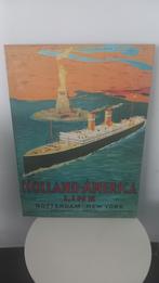 Hoogwaardige beschilderde canvasposter Flight poster, Ophalen of Verzenden