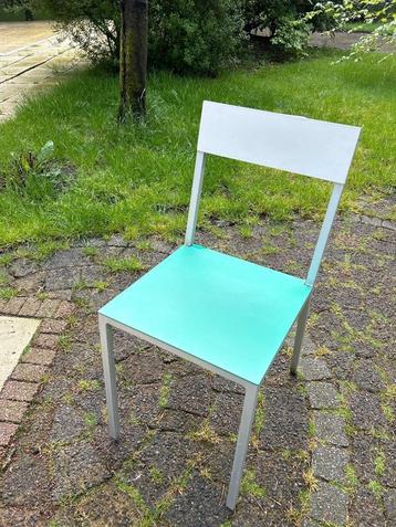 Alu chair green/white Muller Van Severen indoor outdoor use