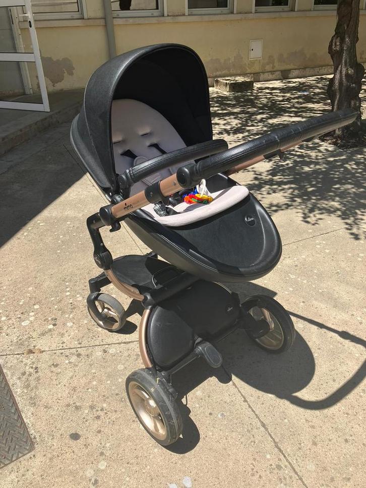 Mima Xari, Enfants & Bébés, Poussettes & Combinaisons, Comme neuf, Poussette, Pneus, Avec nacelle, Tige de poussée réglable, Enlèvement